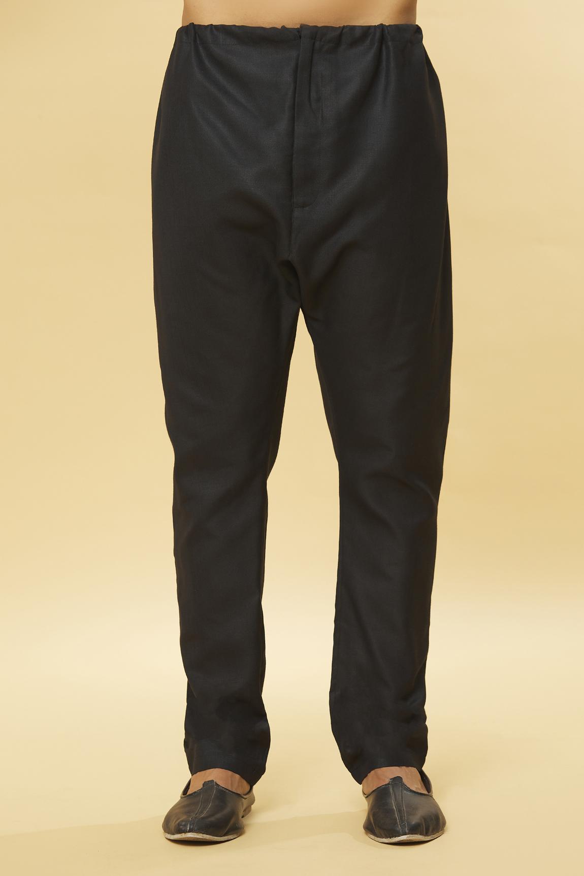 Tatvam Mihara Cotton Solid Kurta & Pyjama Set