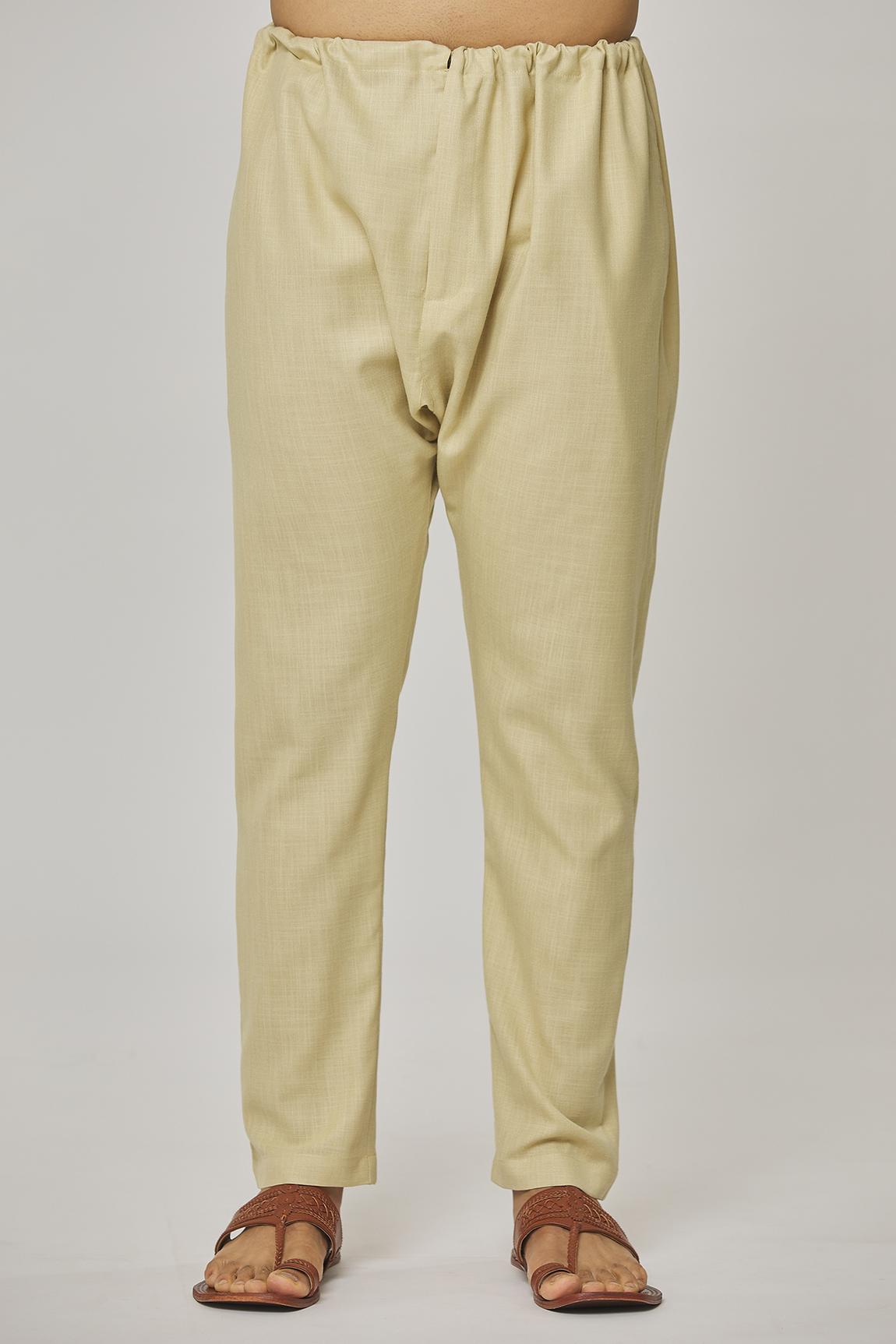 Tatvam Utsav Cotton Gathered Kurta & Pyjama Set