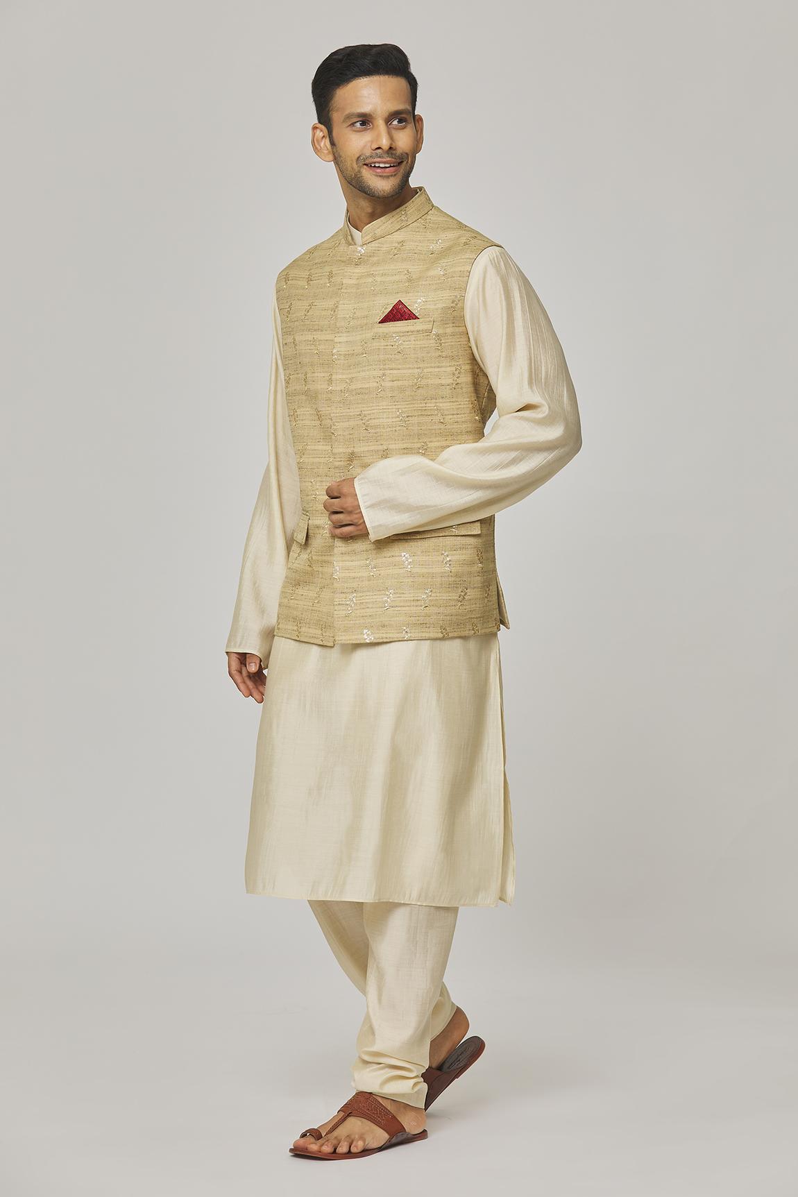 Tathastu Embroidered Nehru Jacket