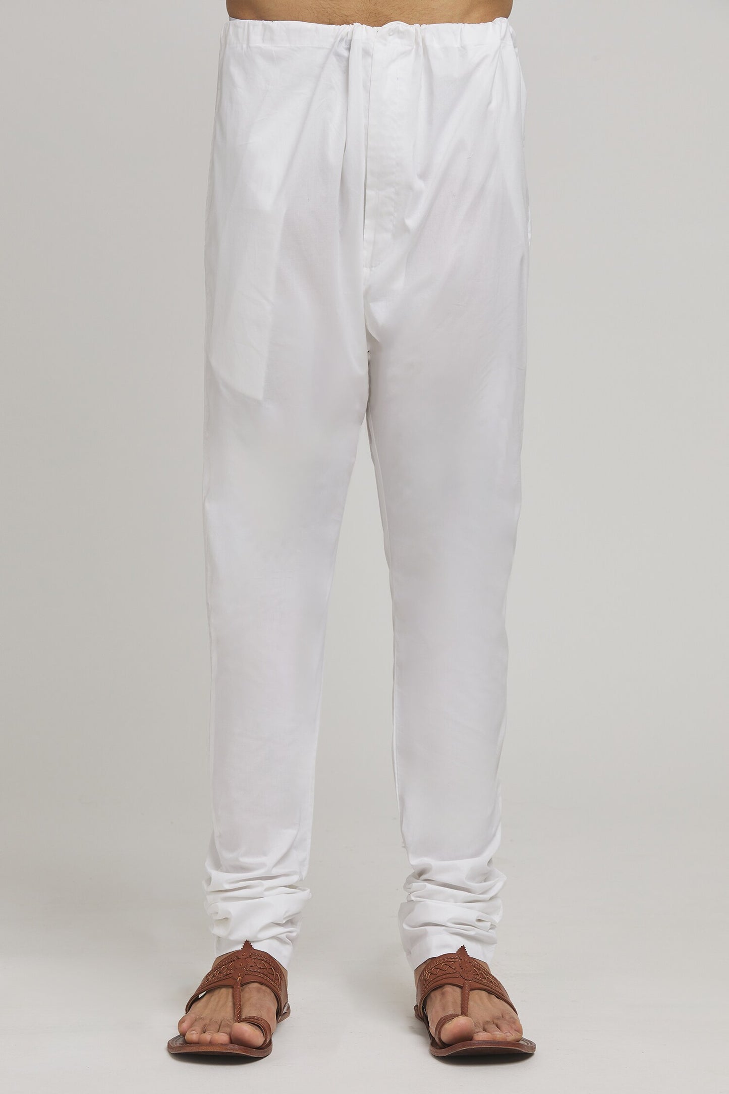 Riwaya Embroidered Cotton Kurta & Churidar Set