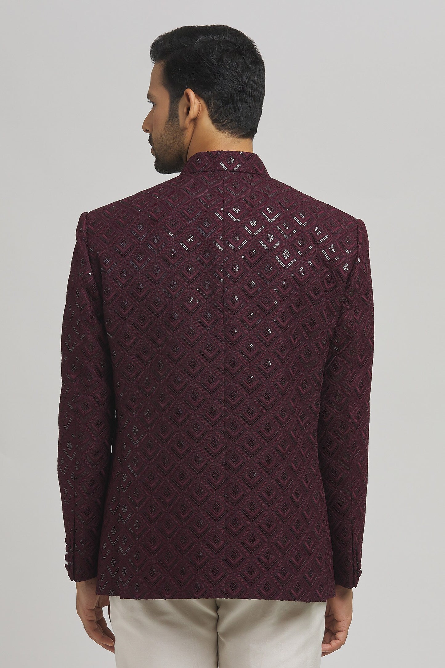 Jahaan Sequin Work Bandhgala