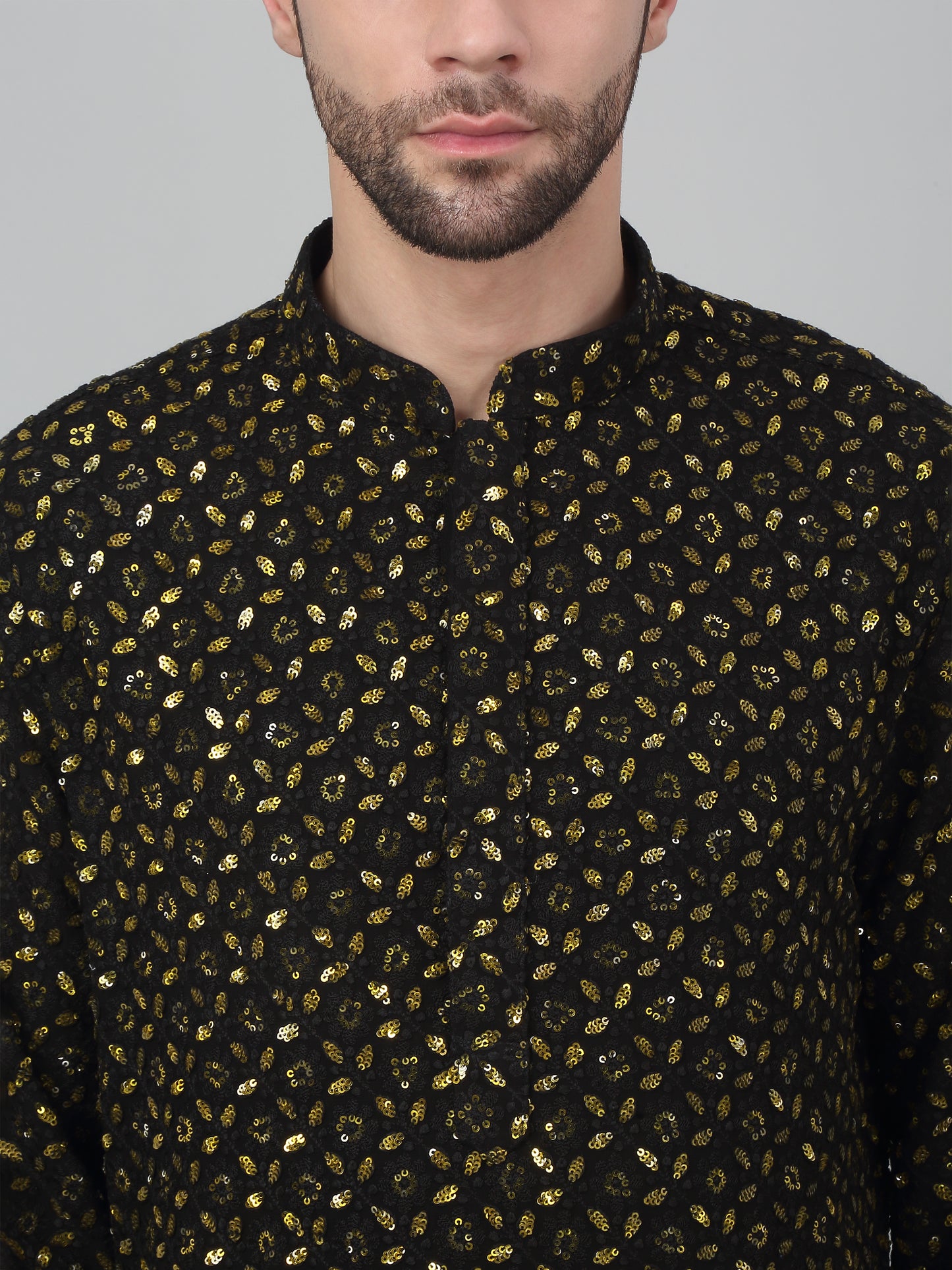 Suryaansh Sequin Embroidered Kurta Set
