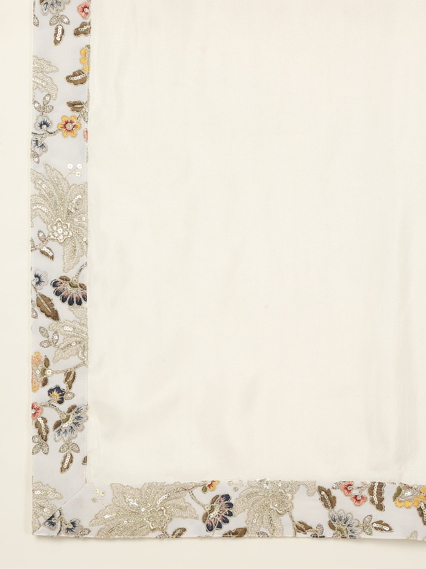 Aham Pushp Thread Embroidered Kurta Set - Ivory