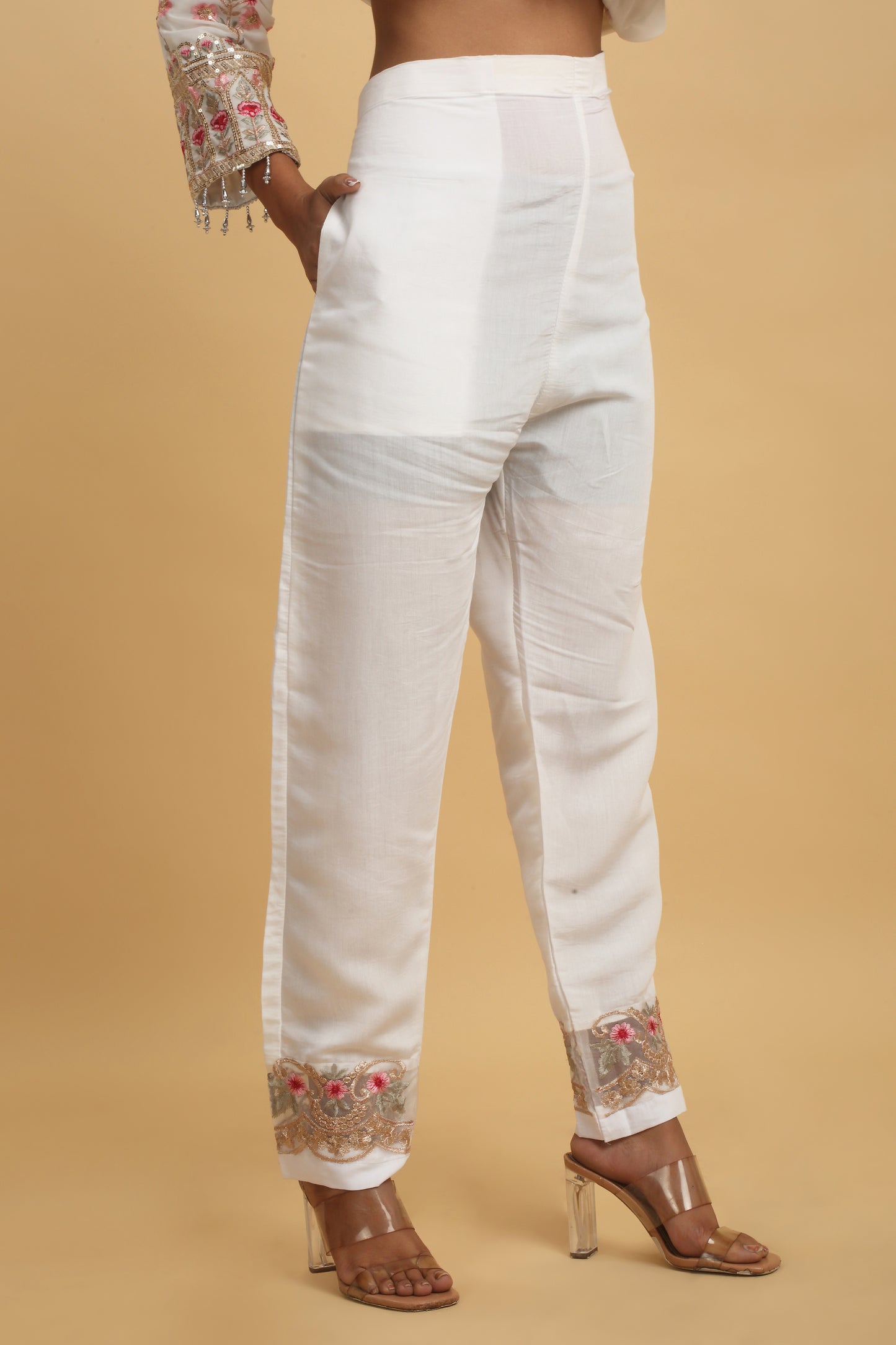 Floral Embroidered Kurta Set