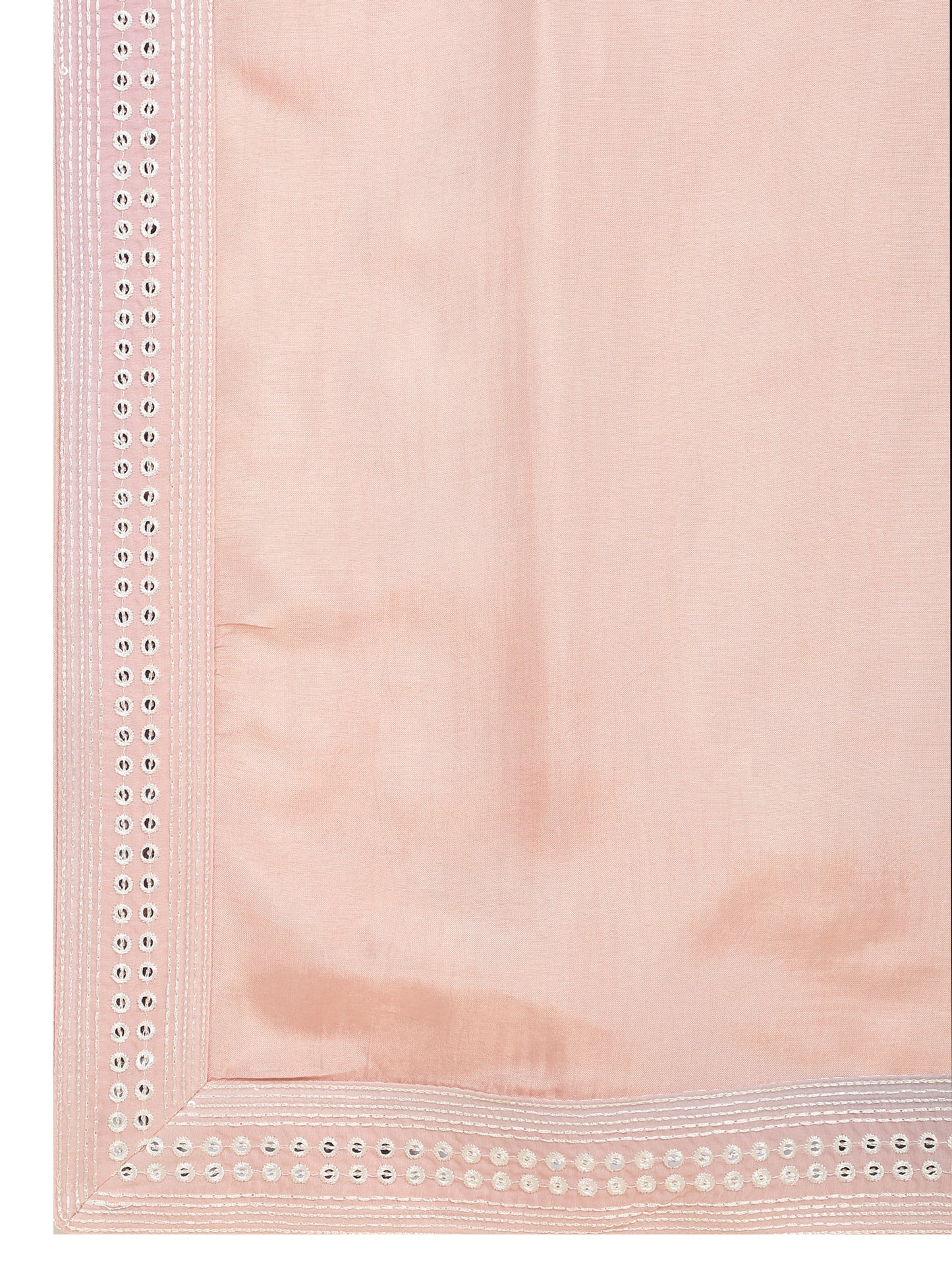 Ambar Ombre Embroidered Kurta Dupatta Set - Pastel Coral