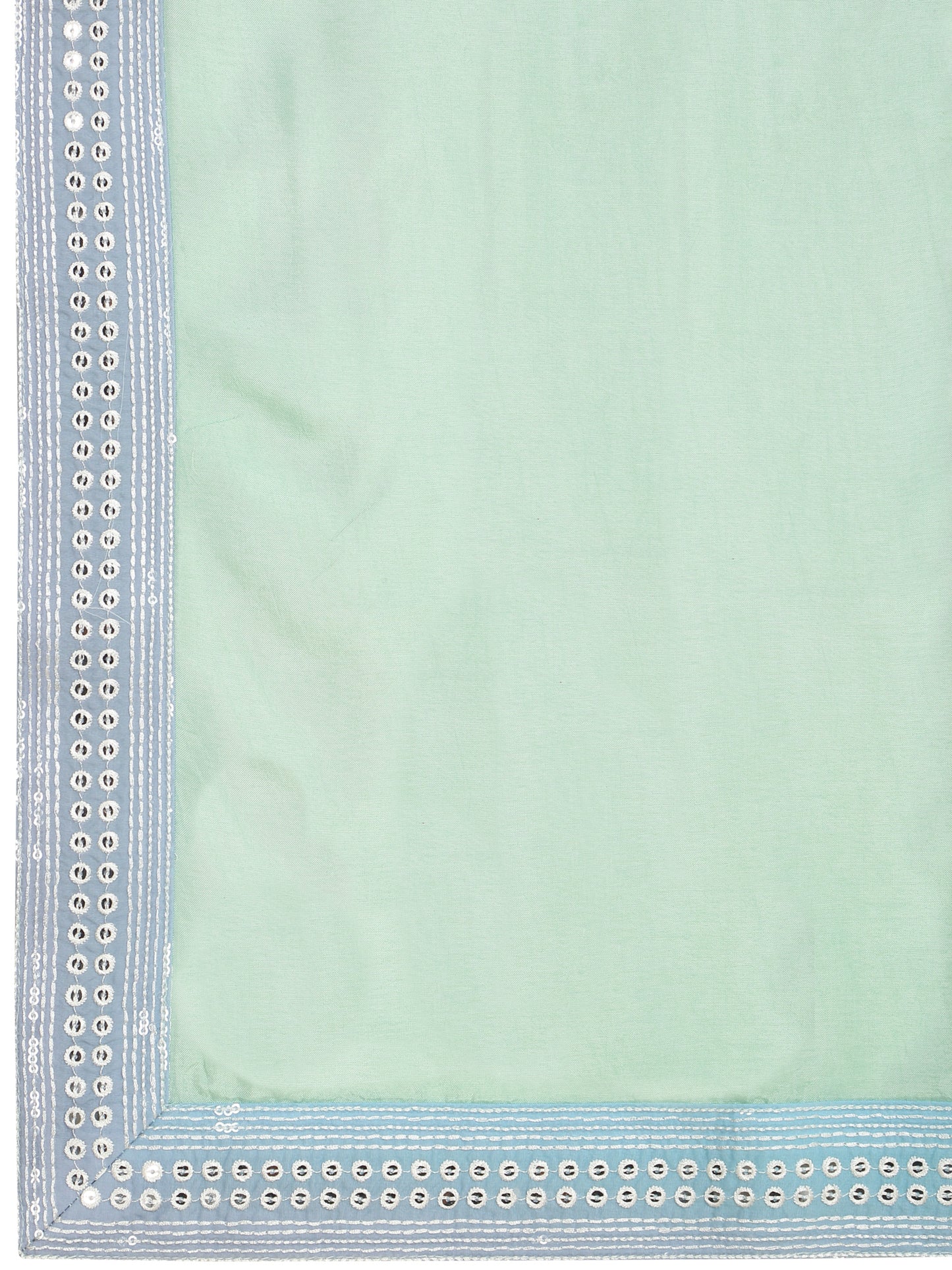 Ambar Ombre Embroidered Kurta Dupatta Set - Blue Sea Green