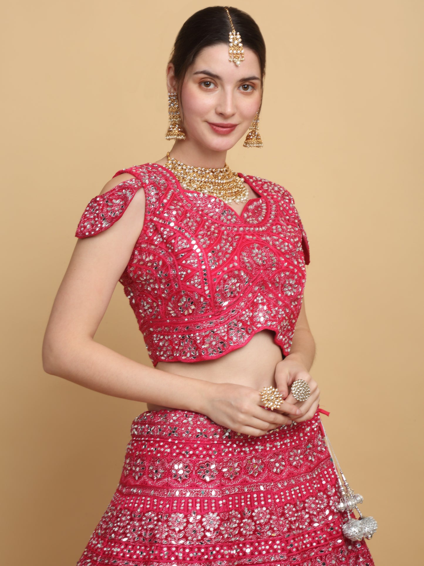 Divyaswarna Embroidered Bridal Lehenga Set