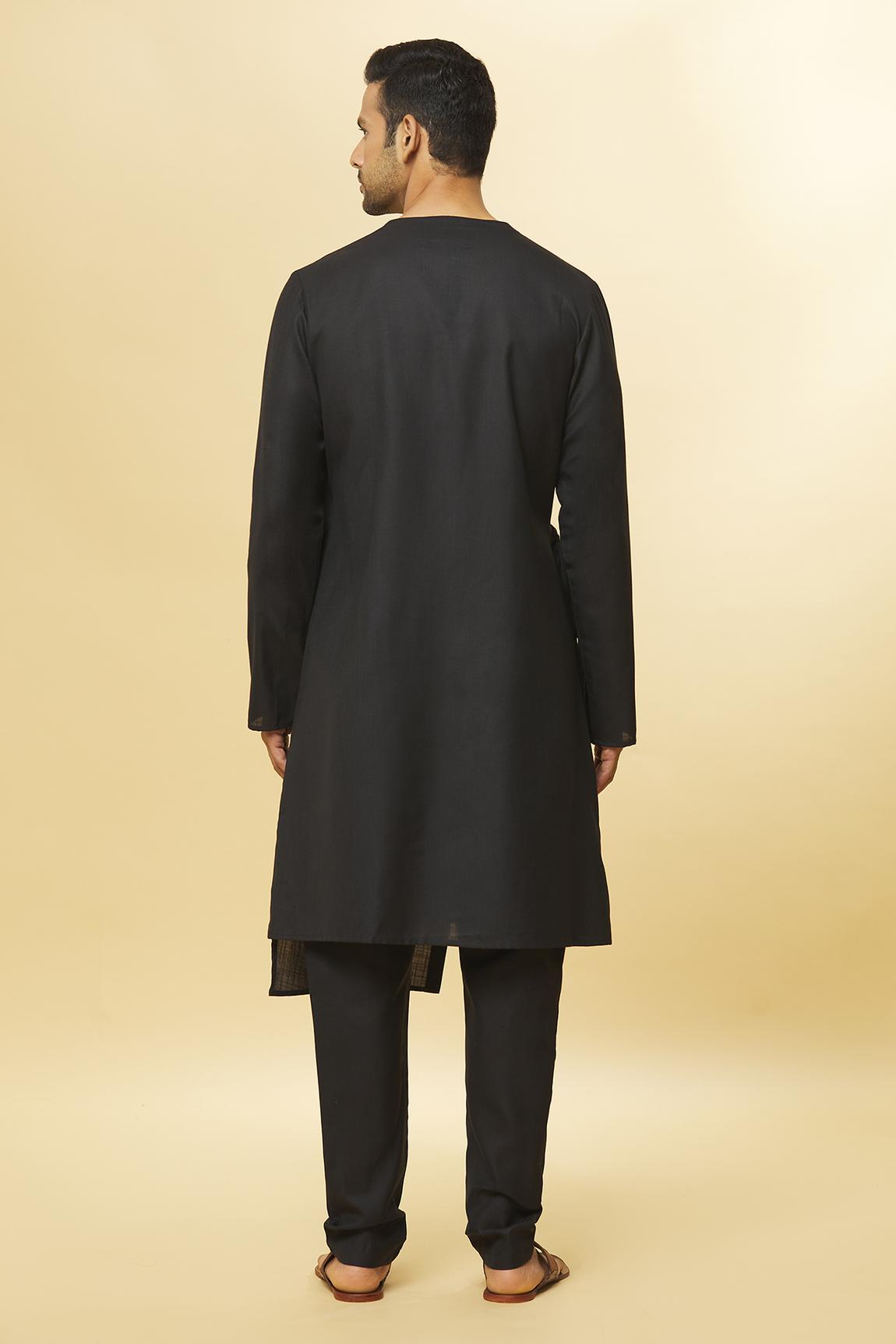 Tatvam Arigato Cotton Solid Kurta & Pyjama Set