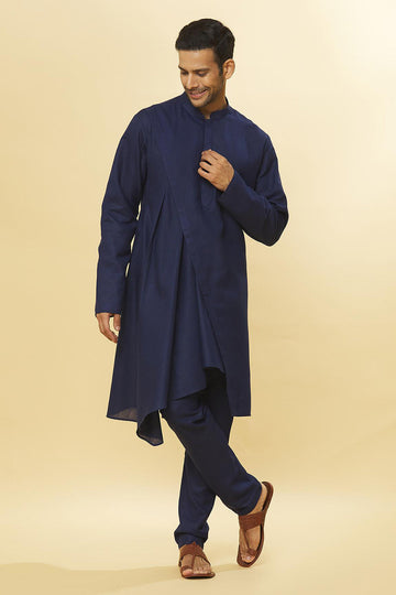 Tatvam Angira Cotton Solid Kurta & Pyjama Set