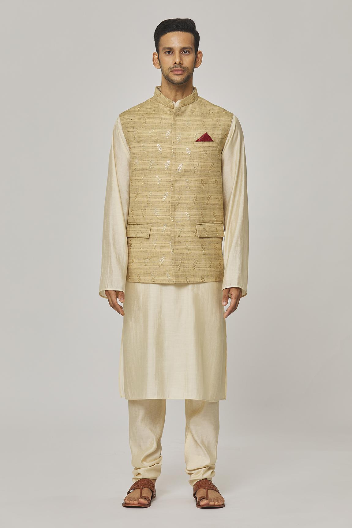 Tathastu Embroidered Nehru Jacket