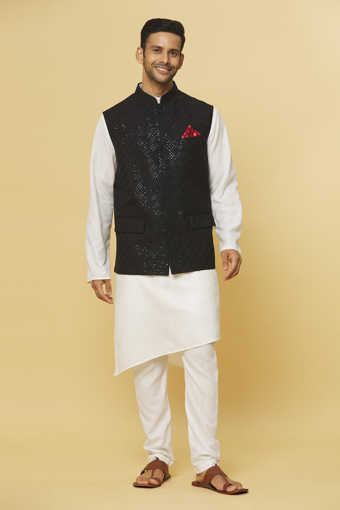 Sarkaar Embroidered Nehru Jacket