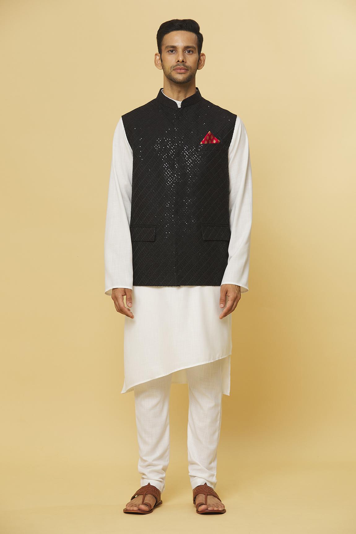 Sarkaar Embroidered Nehru Jacket