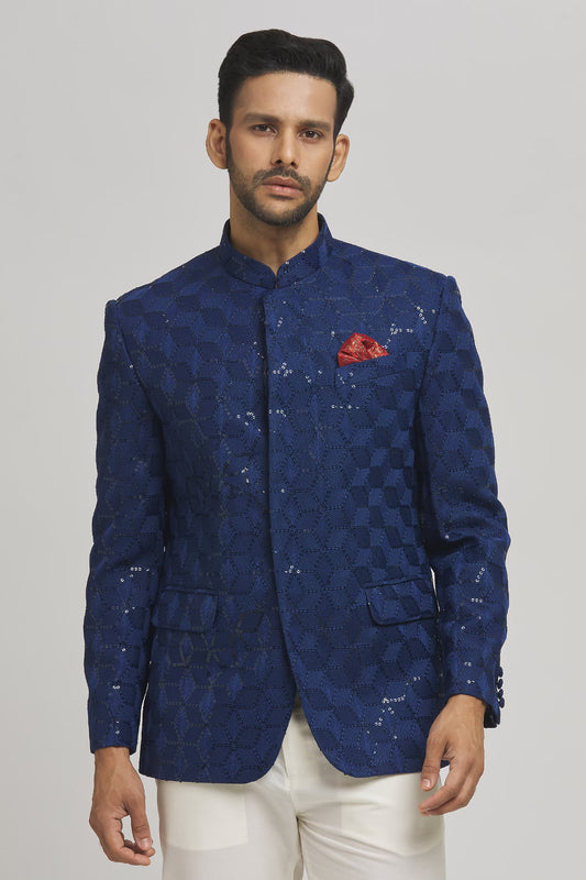 Shahi Cotton Embroidered Bandhgala