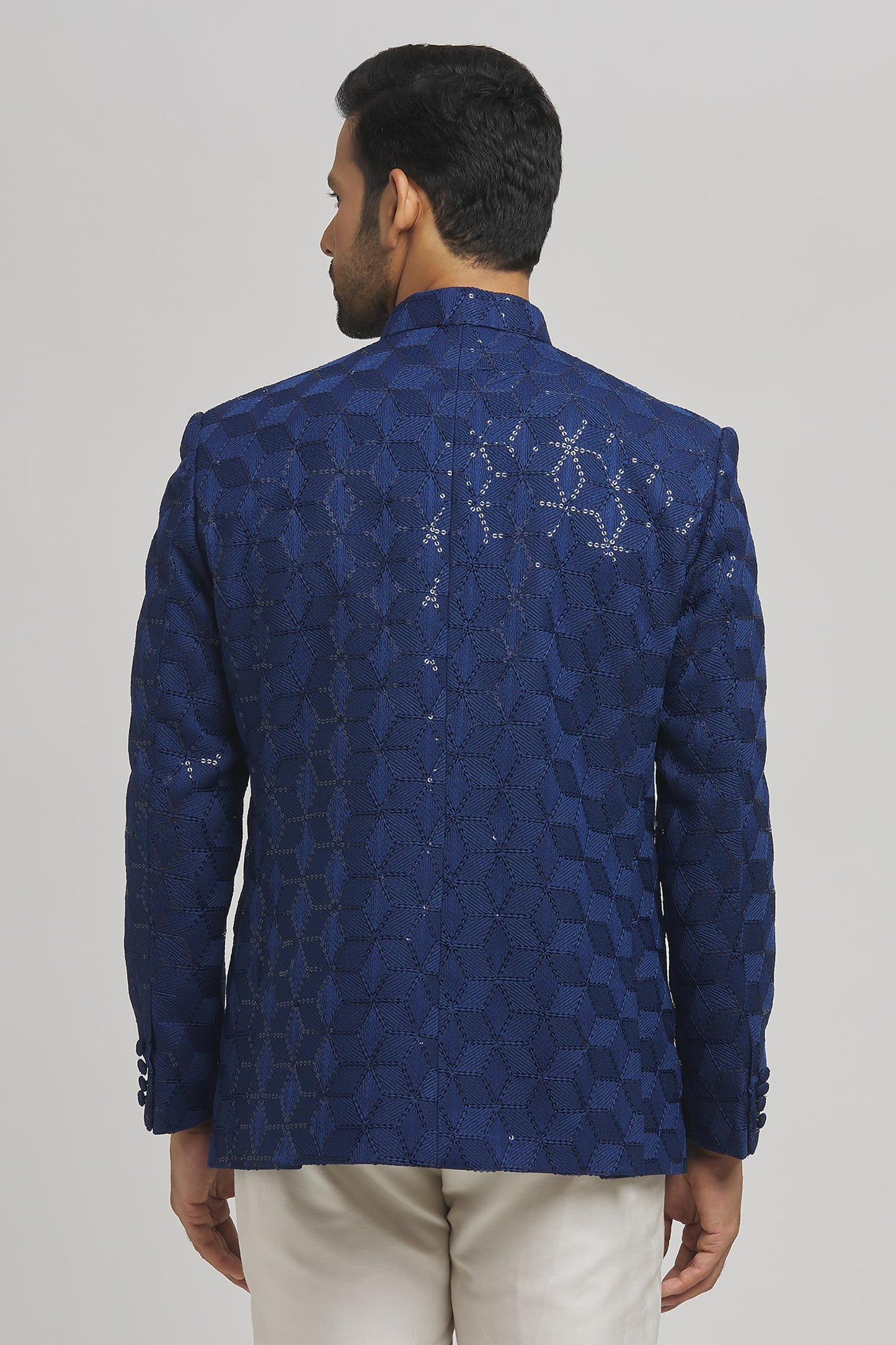Shahi Cotton Embroidered Bandhgala