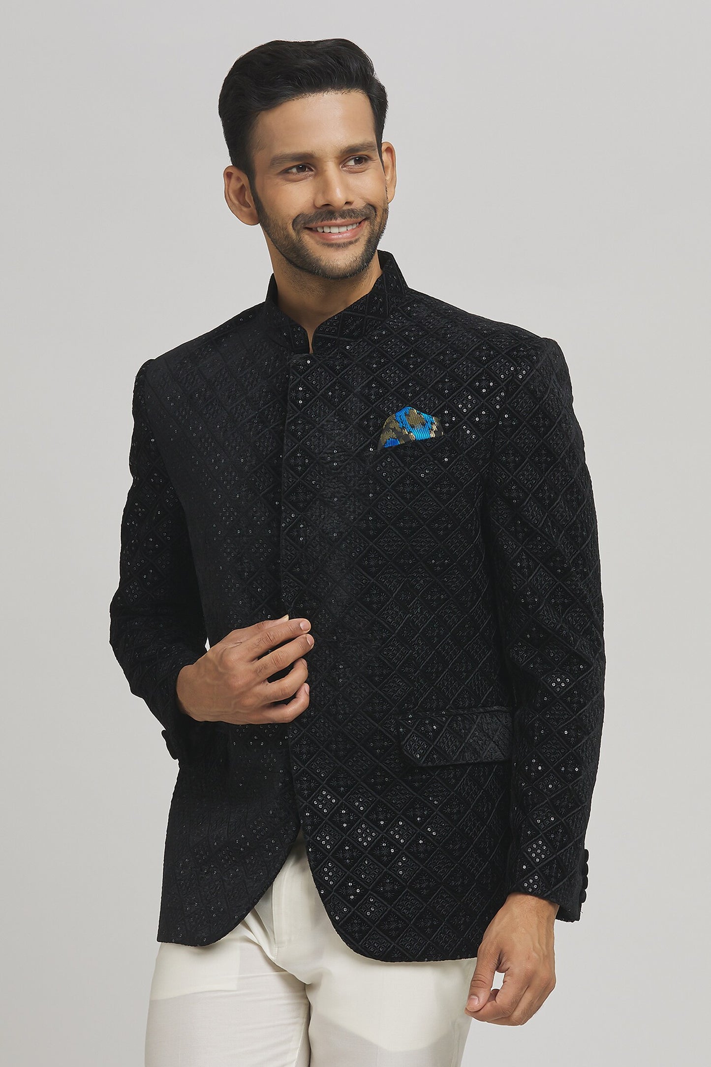 Charminaar Embroidered Bandhgala