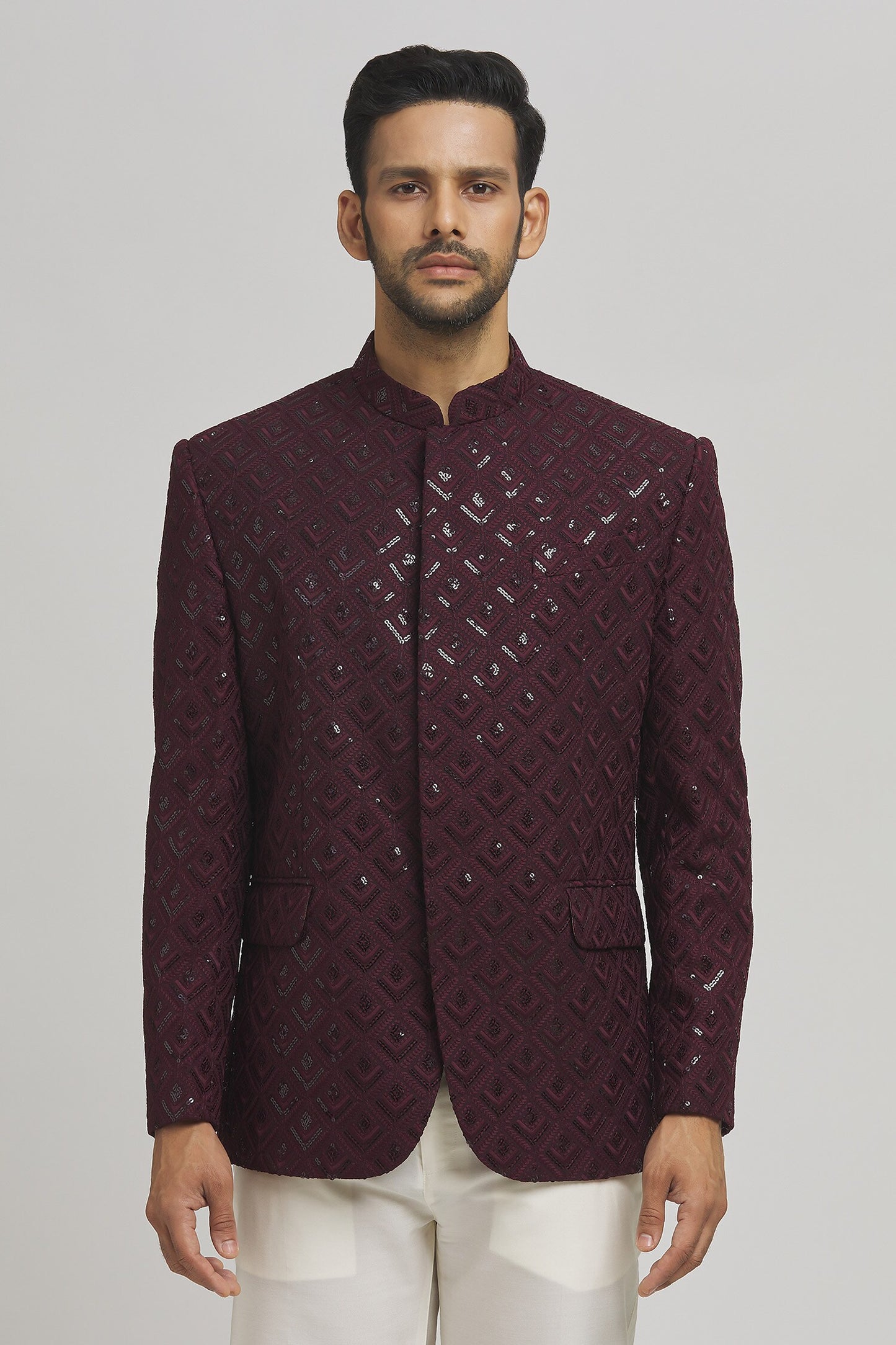 Jahaan Sequin Work Bandhgala