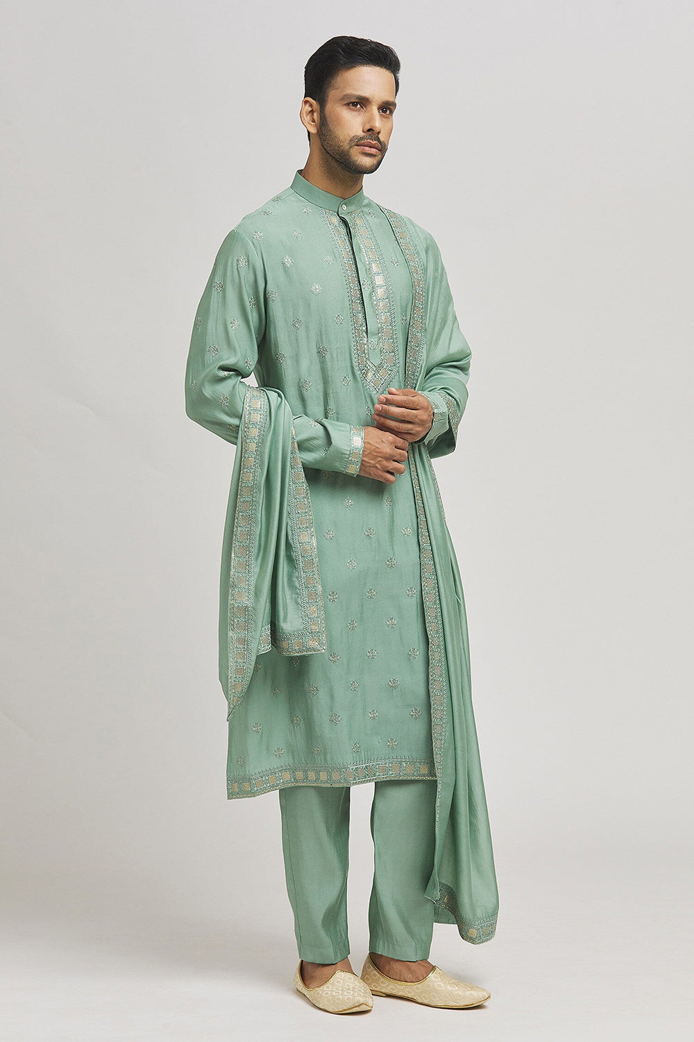 Sonadhar Embroidered Kurta Pant Set