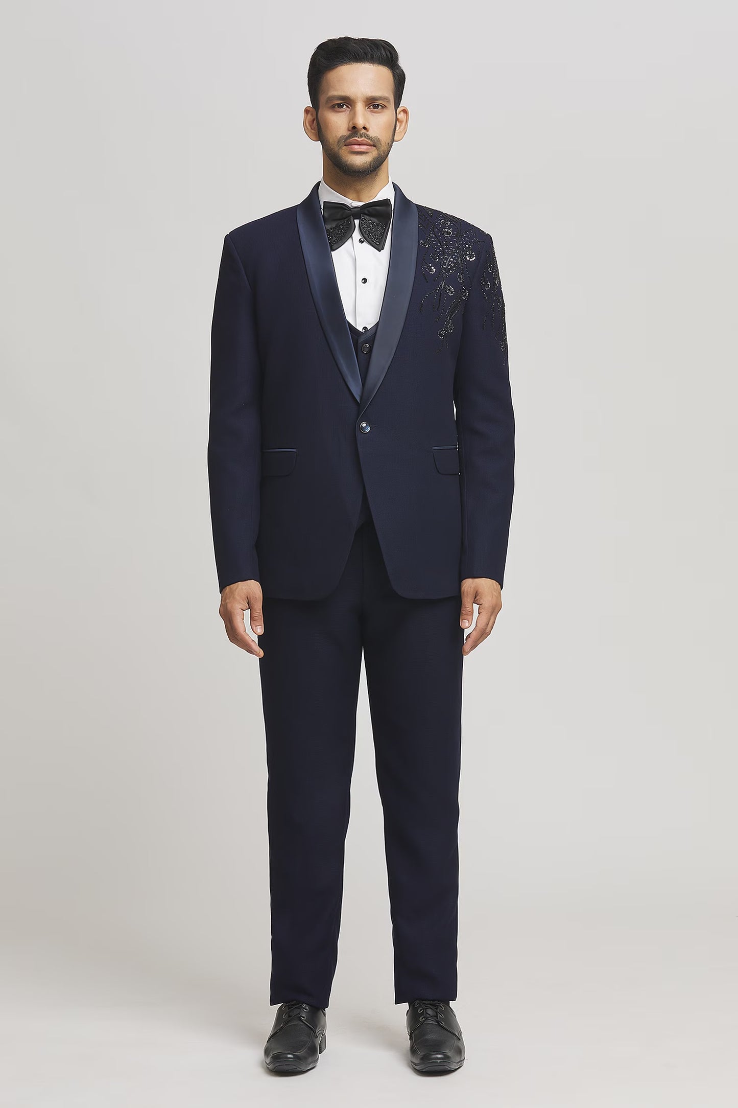 Eden Floral Embellished Tuxedo Pant Set