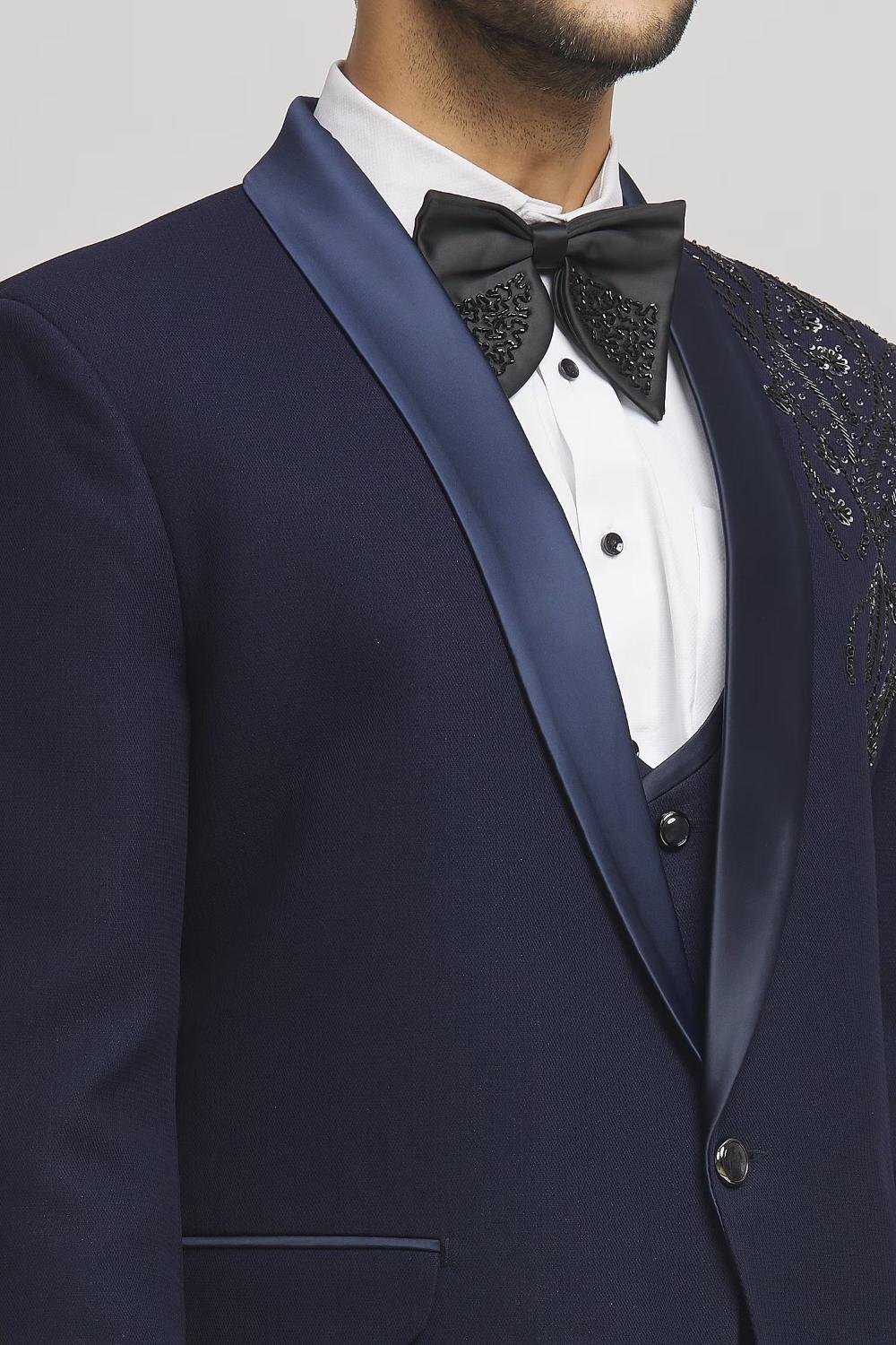 Eden Floral Embellished Tuxedo Pant Set