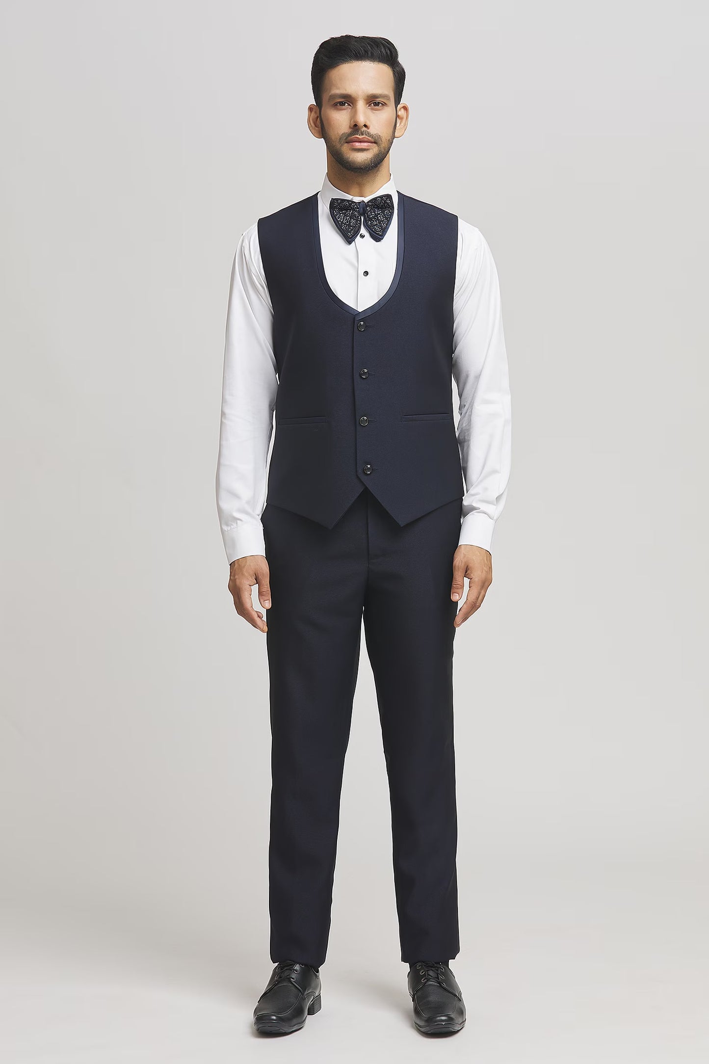 Bling Cut Dana Embellished Tuxedo Pant Set