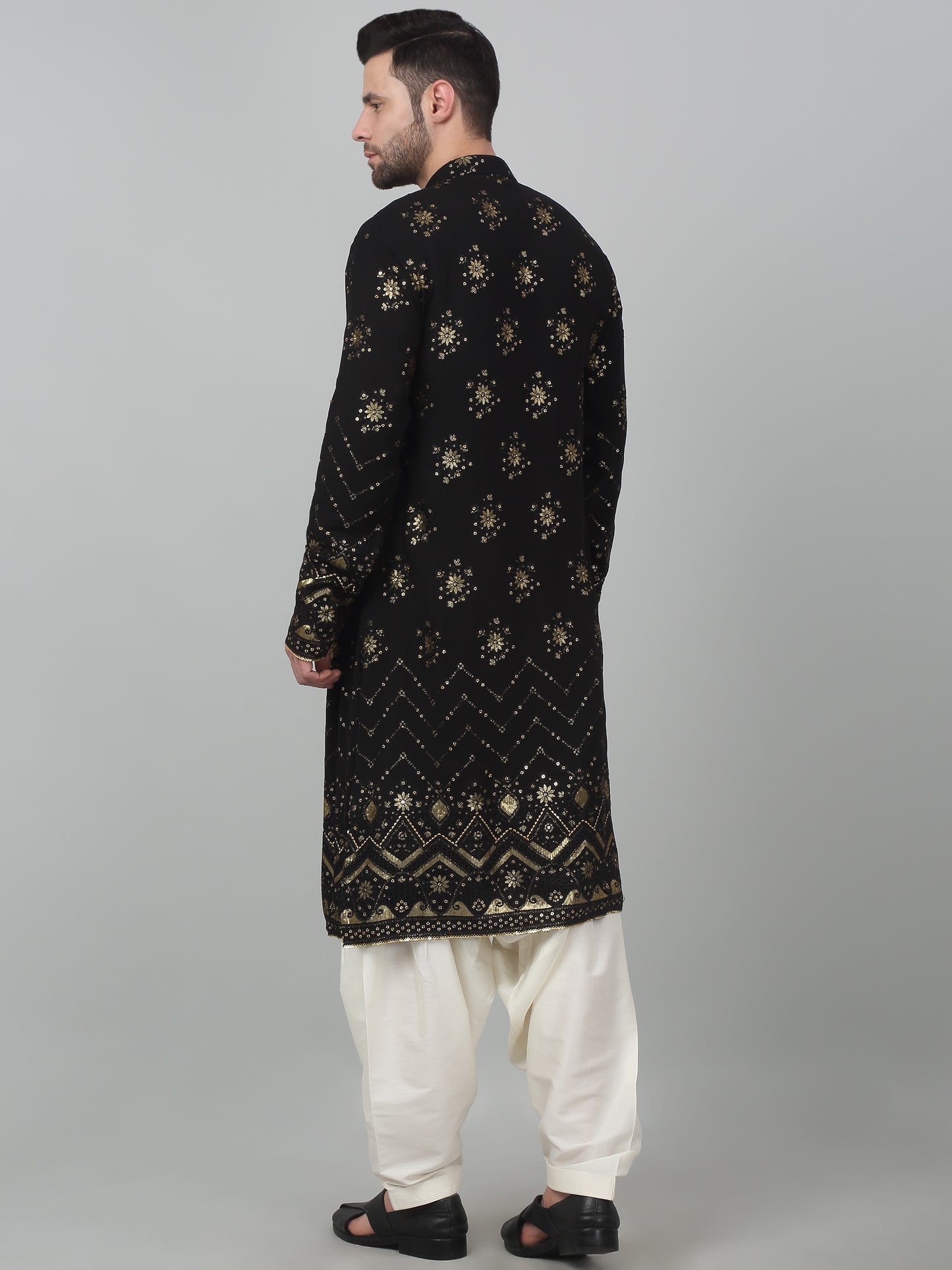 Sitaara Jahan Sequin Embroidered Kurta Set