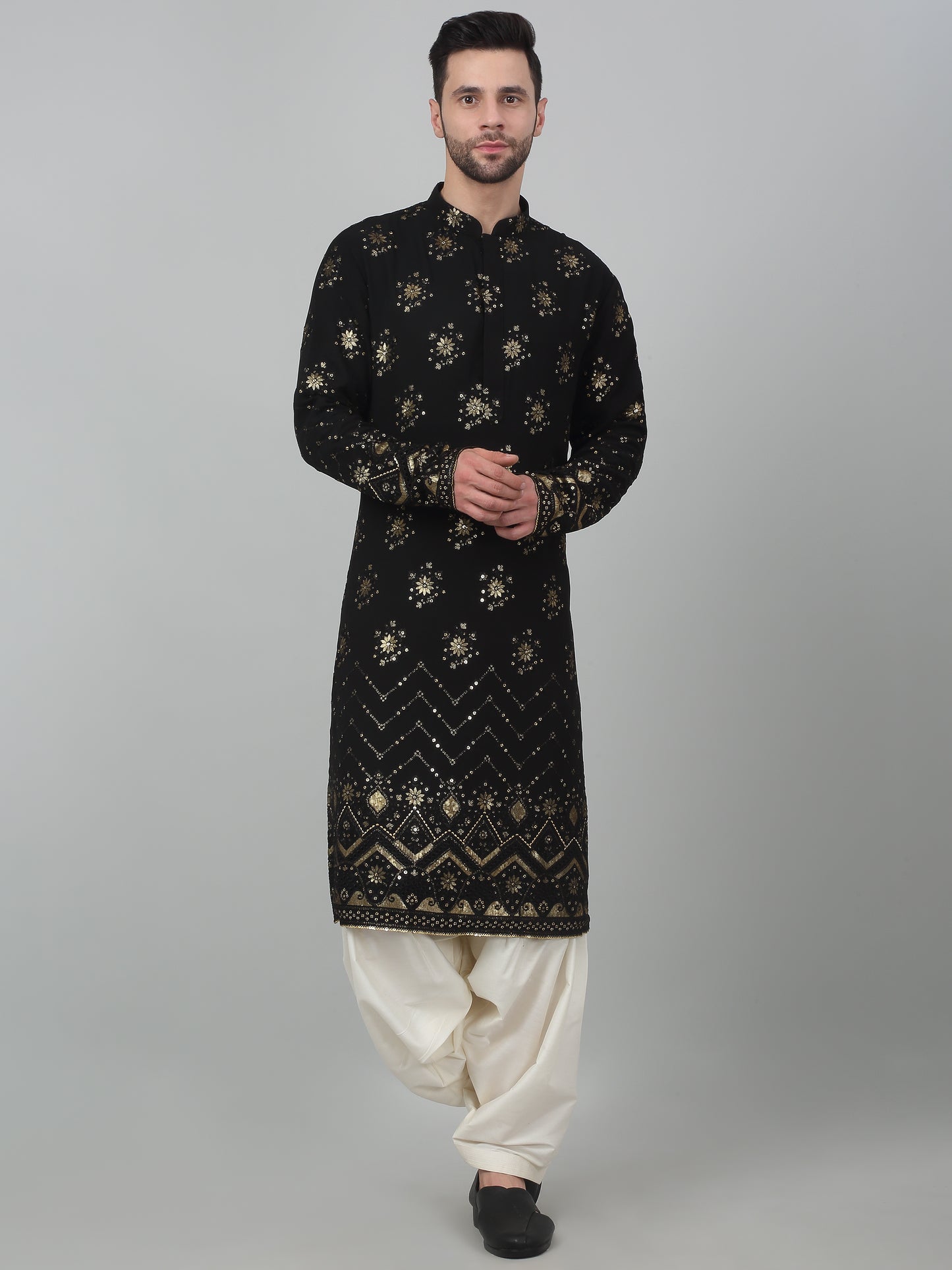 Sitaara Jahan Sequin Embroidered Kurta Set