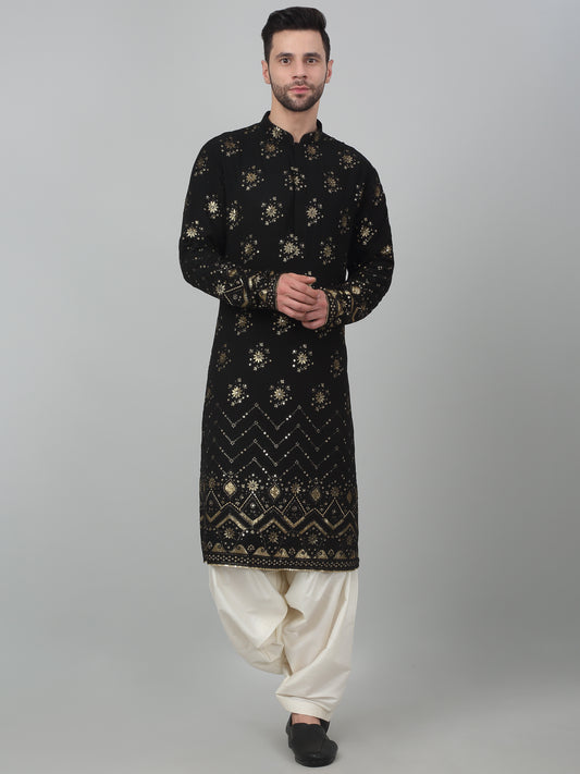 Sitaara Jahan Sequin Embroidered Kurta Set