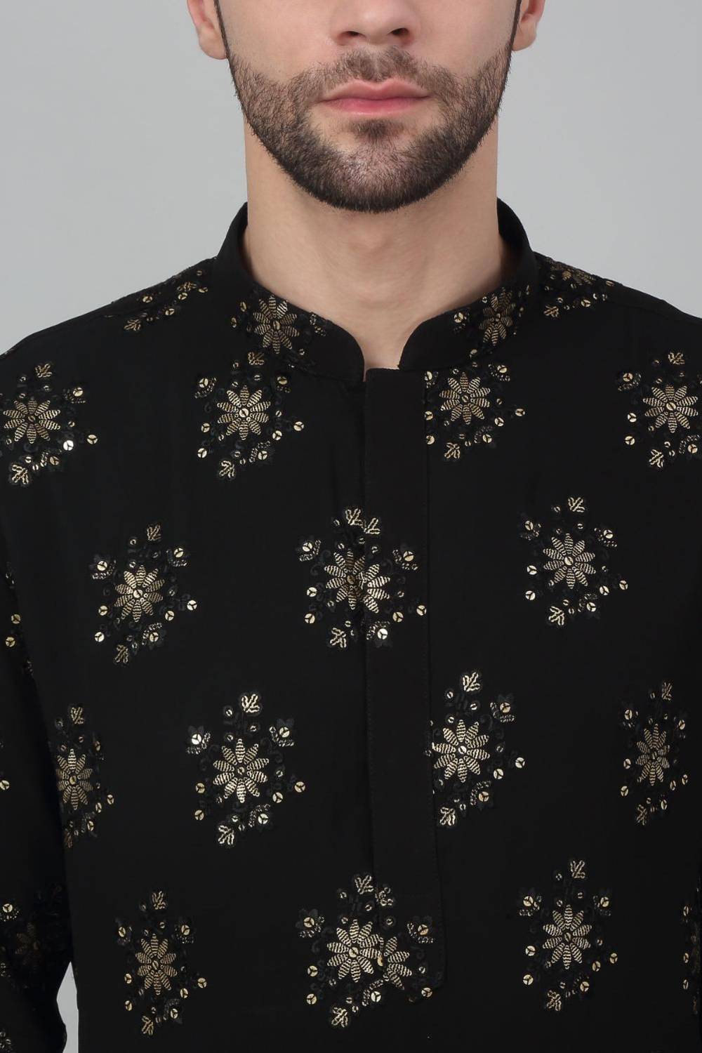 Sitaara Jahan Sequin Embroidered Kurta Set