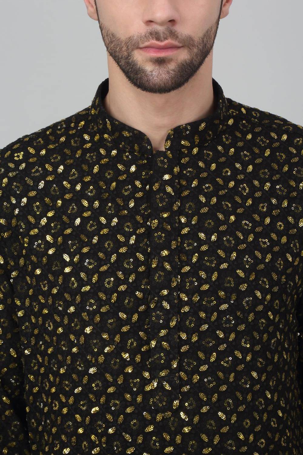 Suryaansh Sequin Embroidered Kurta Set