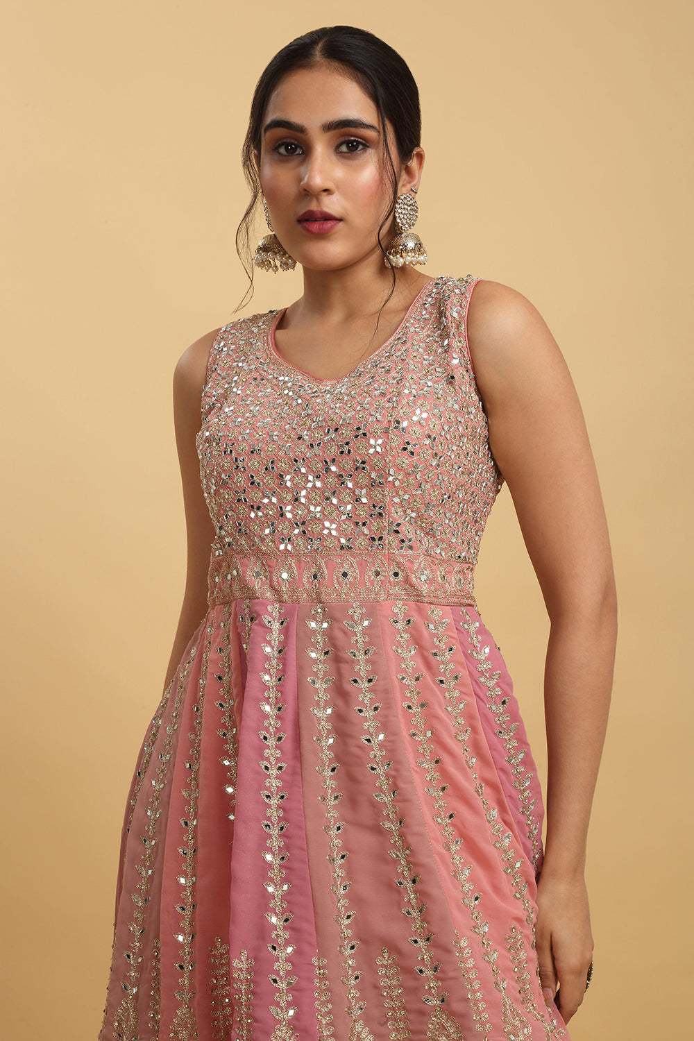 Trishna Embroidered Kurta Sharara Set