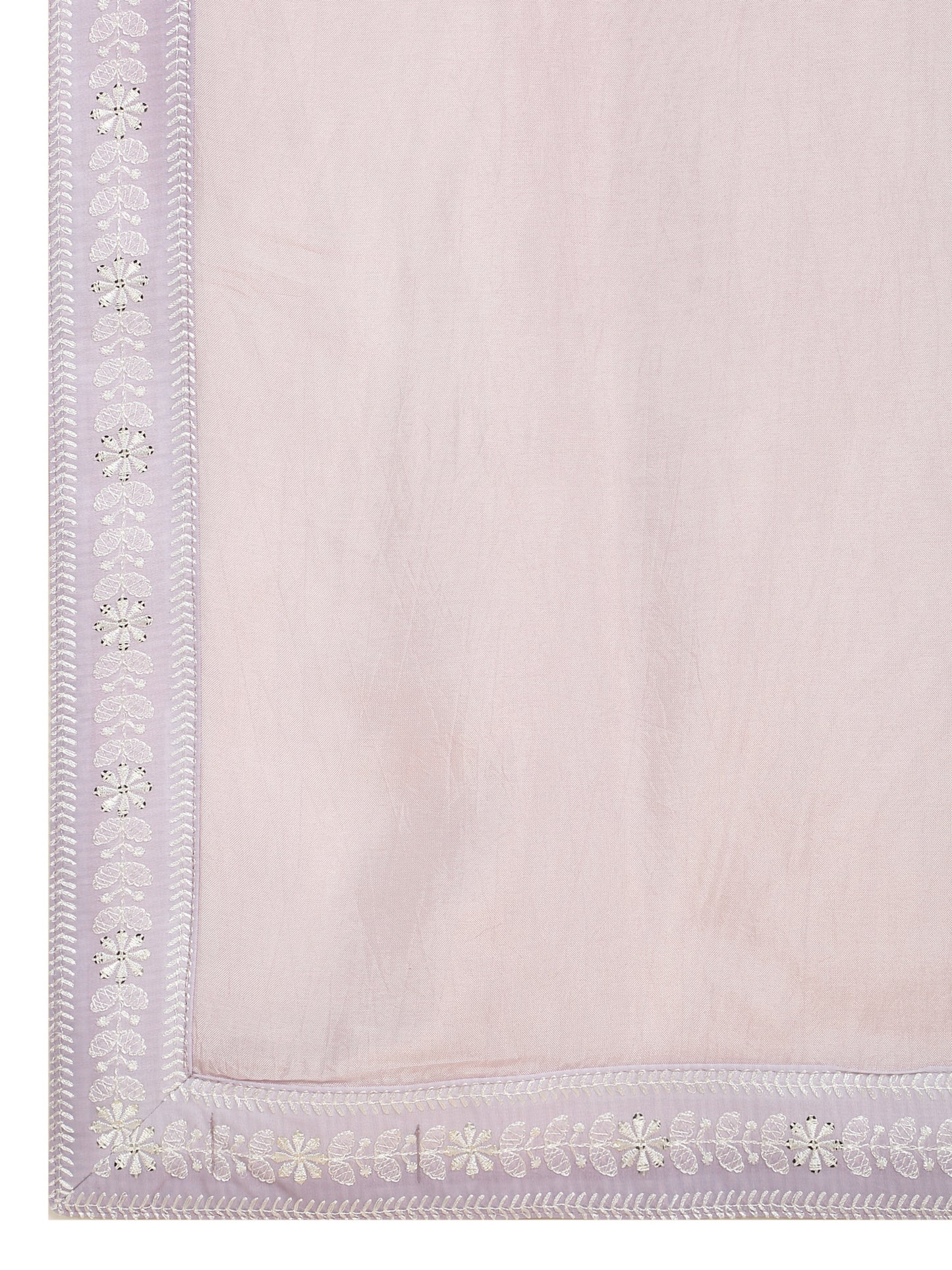 Prafull Cotton Embroidery Pastel Kurta Set - Pastel Purple