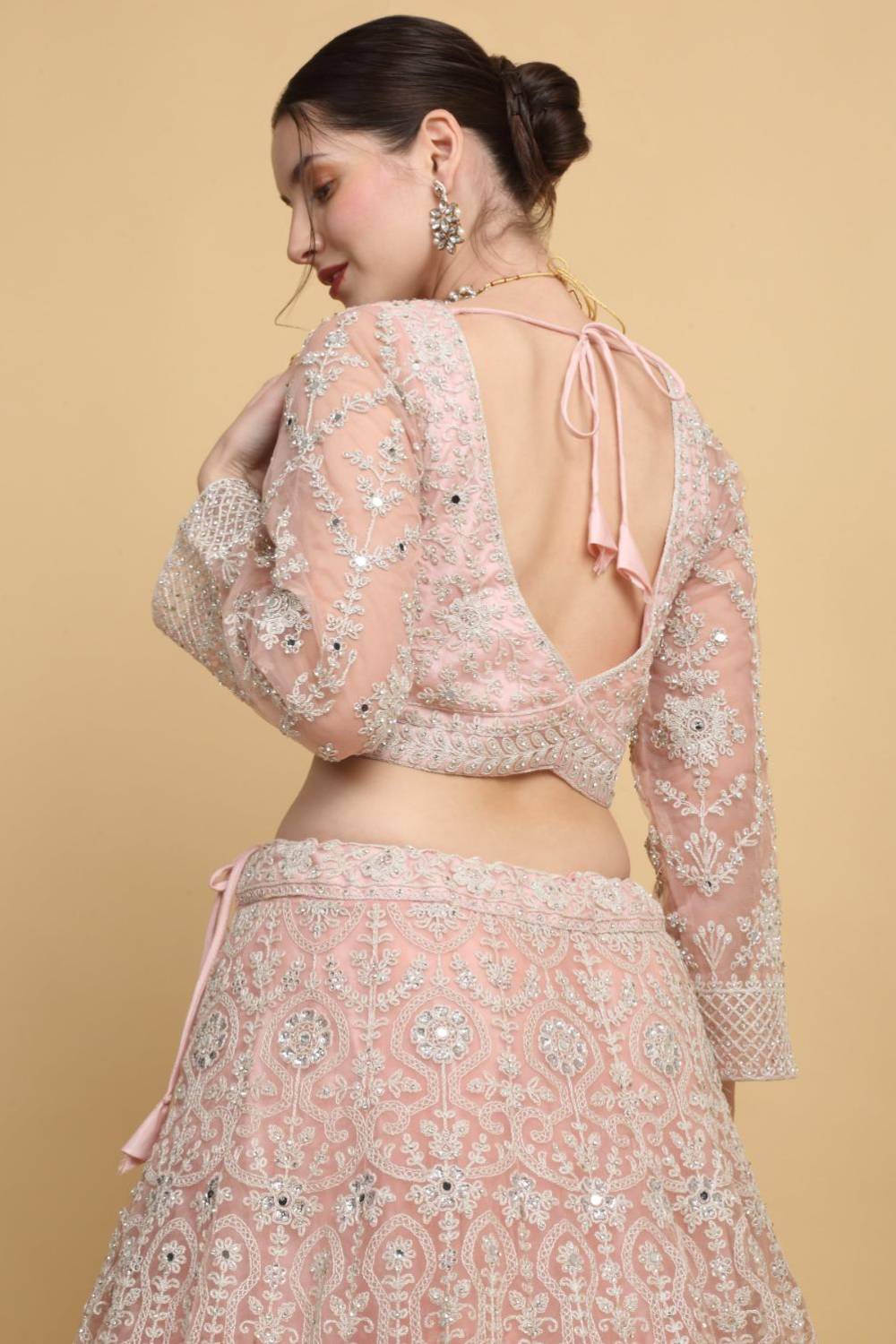 Suhavana  Embroidered Floral Bridal Lehenga Set