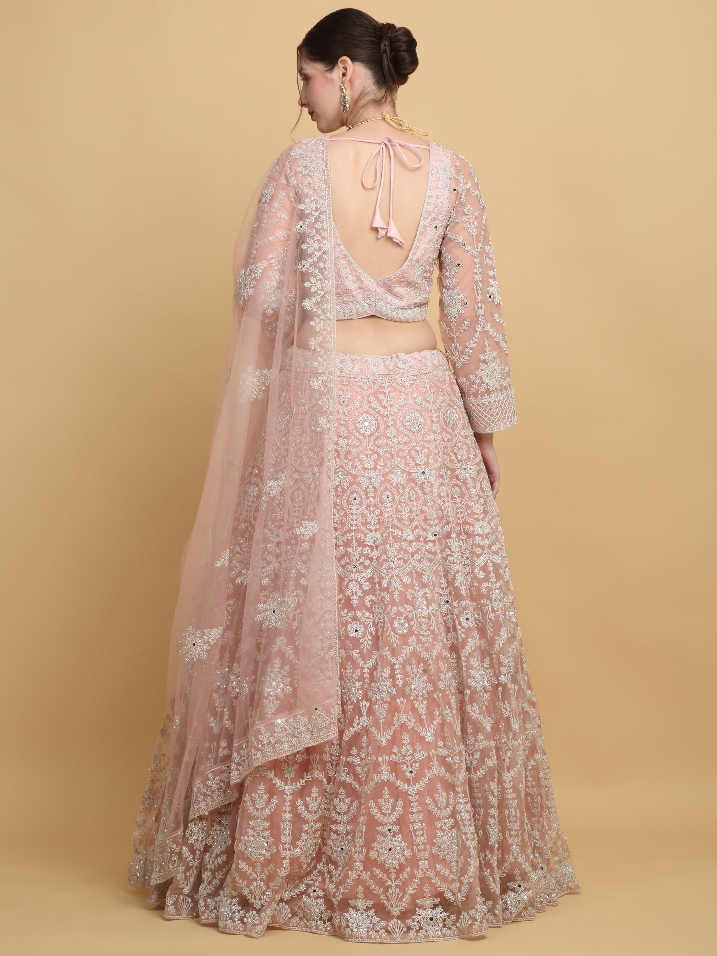 Suhavana  Embroidered Floral Bridal Lehenga Set