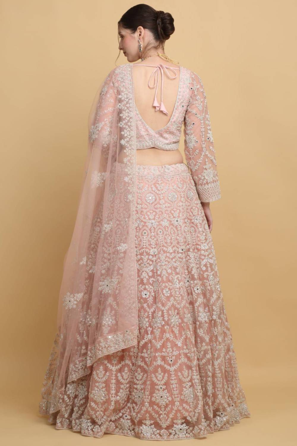 Suhavana  Embroidered Floral Bridal Lehenga Set