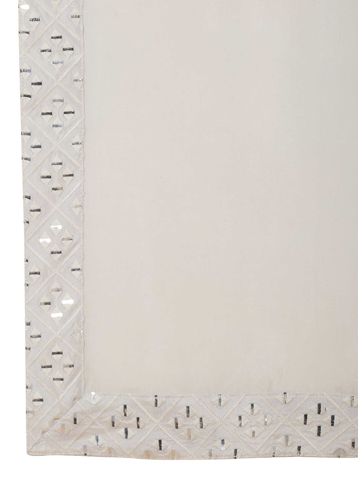 Mirror Embroidered Barfi Work Kurta Set