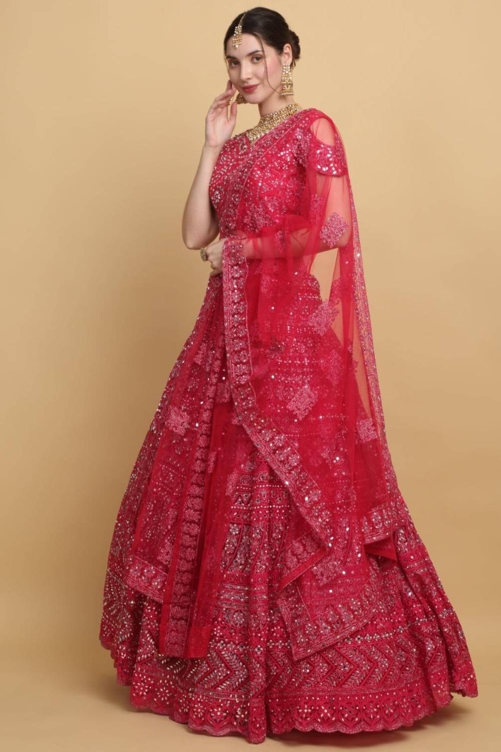 Divyaswarna Embroidered Bridal Lehenga Set