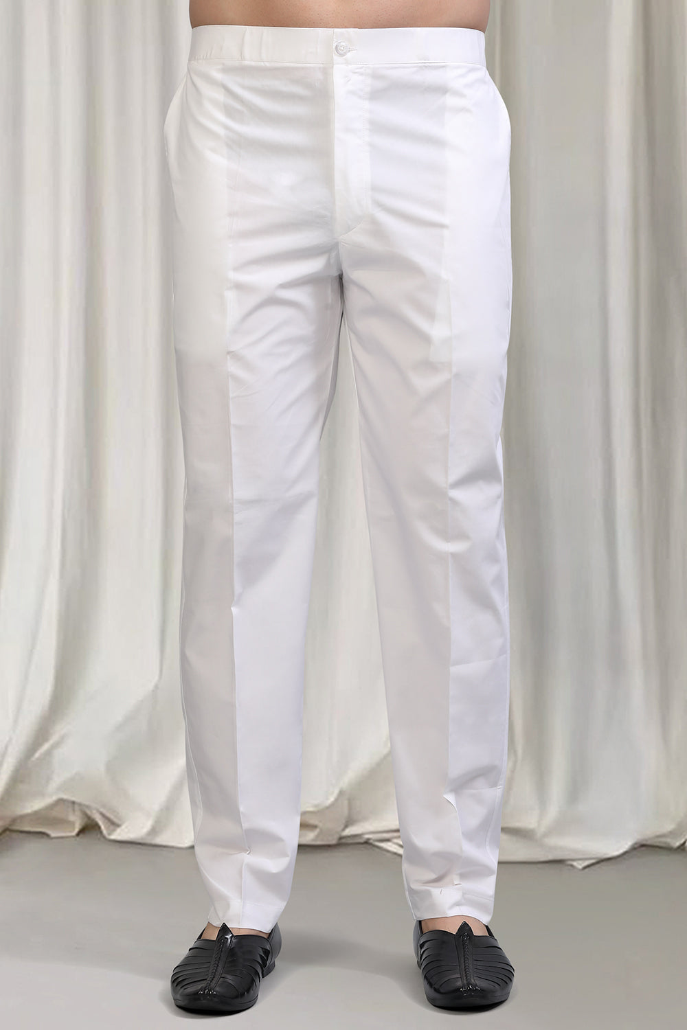 Classic  Embroidered Kurta With Back Elastic Pants