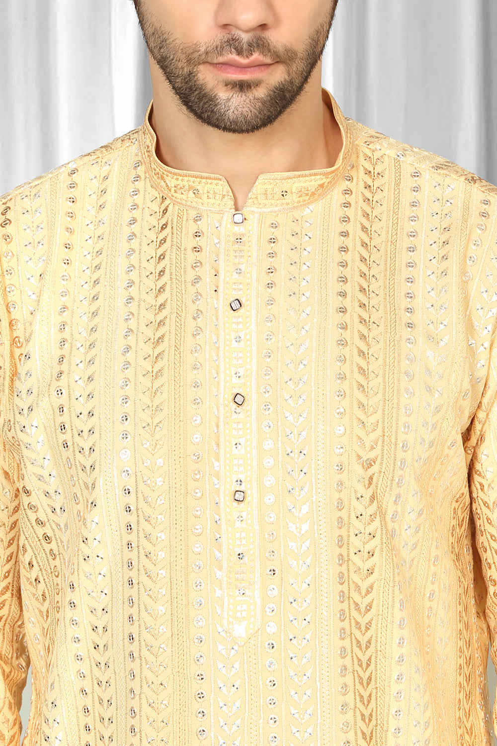 Harshollas  Embroidered Kurta  With Back Elastic Pants