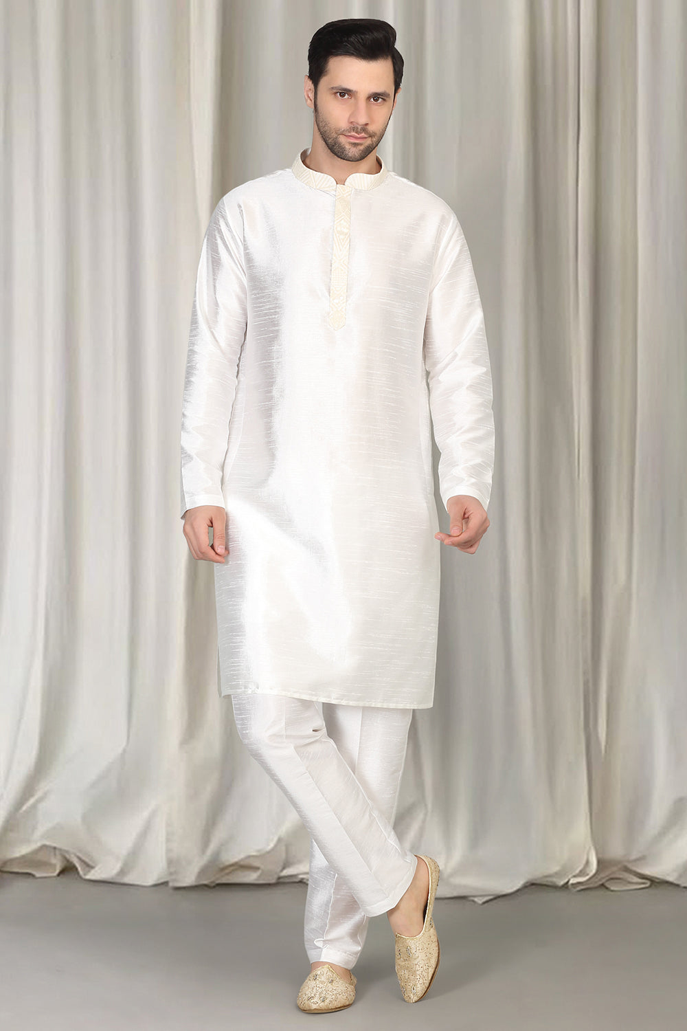Pavitra Embroidered Long Open Jacket With Kurta And  Pants