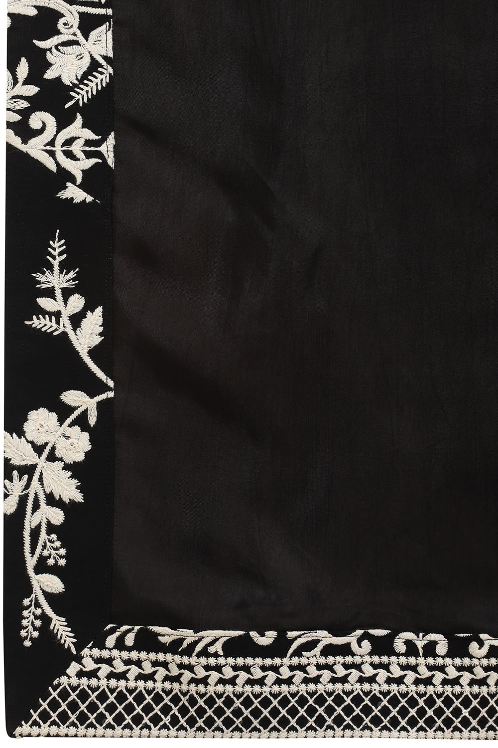 Phool Patti  Embroidered Kurta With Back Elastic Pants And Dupatta