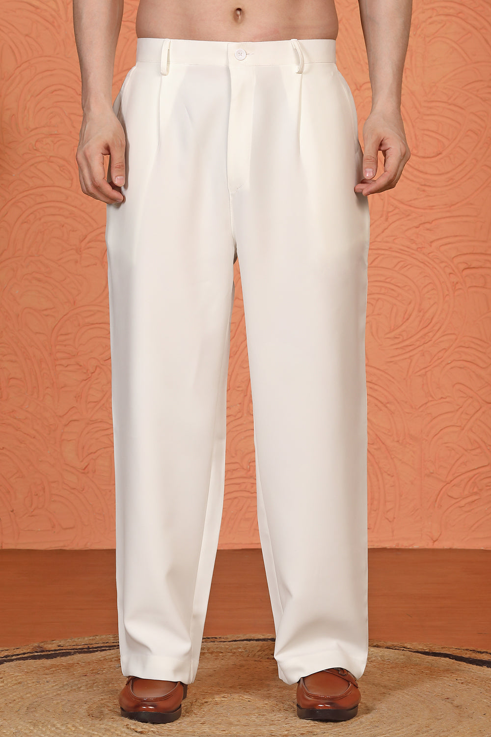 Prafullit  Embroidered Kurta  with Loose Fit Back Elastic Parallel Pants And Dupatta