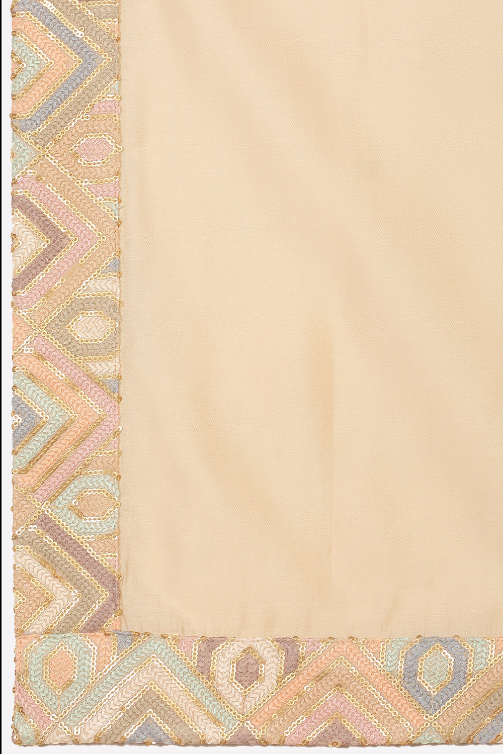 Prafullit  Embroidered Kurta  with Loose Fit Back Elastic Parallel Pants And Dupatta