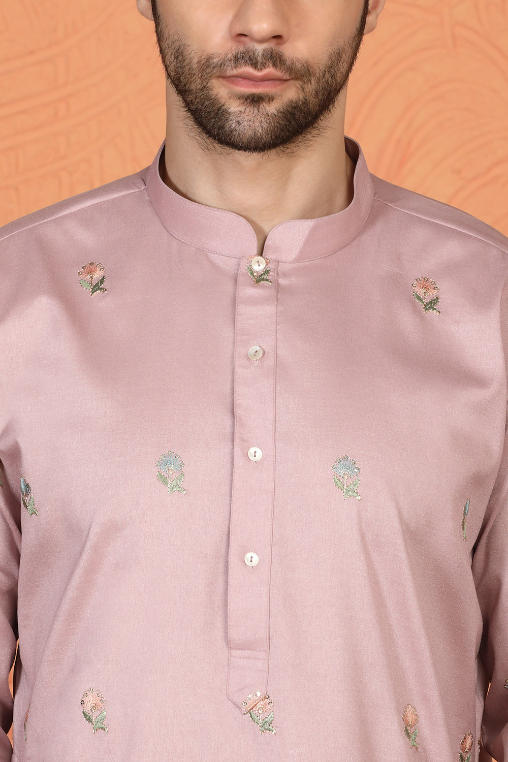 Upwan Utsav  Embroidered Kurta with  Loose Fit Parallel  Pants